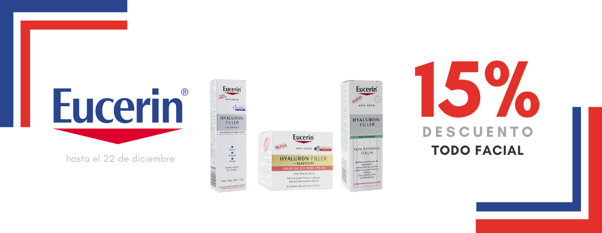 Eucerin / Tratamientos faciales 15% DESCUENTO