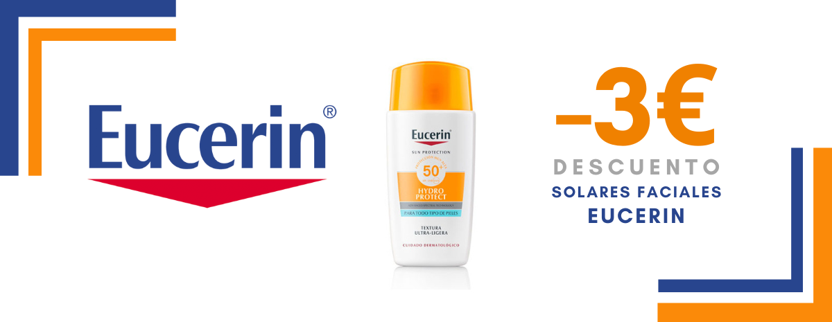 EUCERIN / Solares faciales 3€ DESCUENTO 