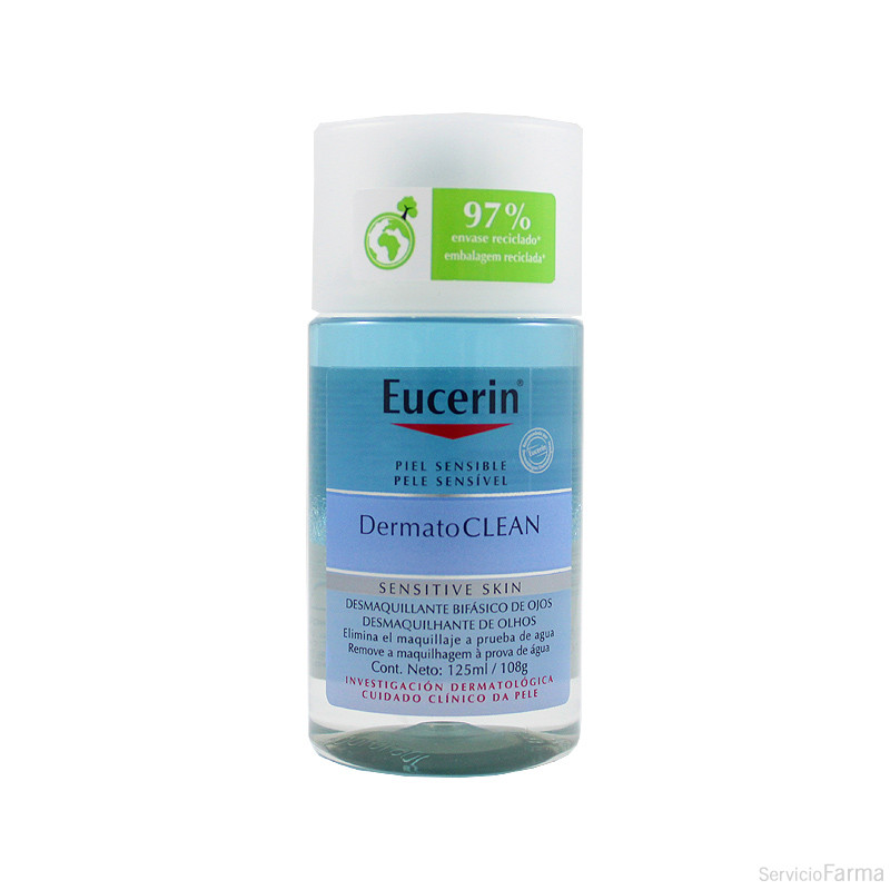 Eucerin DermatoClean Desmaquillante Bifásico de ojos 125 ml