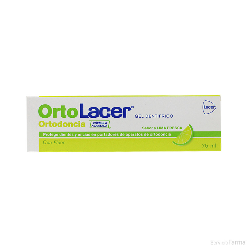 OrtoLacer Gel Dentífrico Lima fresca 75 ml