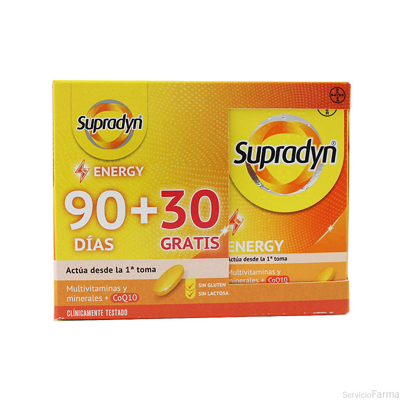 AHORA Supradyn ENERGY 90 comprimidos + GRATIS 30 comprimidos