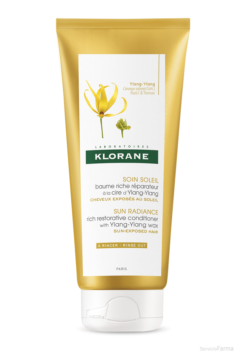 Cuidado y Sol Bálsamo reparador a la cera de Ylang-Ylang - Klorane (200 ml)
