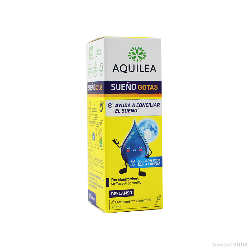 Aquilea Sueño Gotas Melatonina, melisa y manzanilla 20 ml