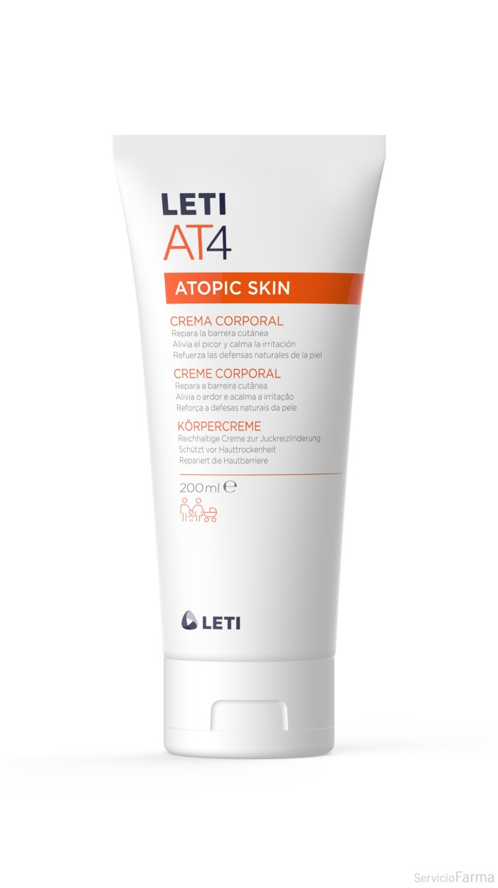 Leti AT4 Crema Corporal Piel atópica 200 ml