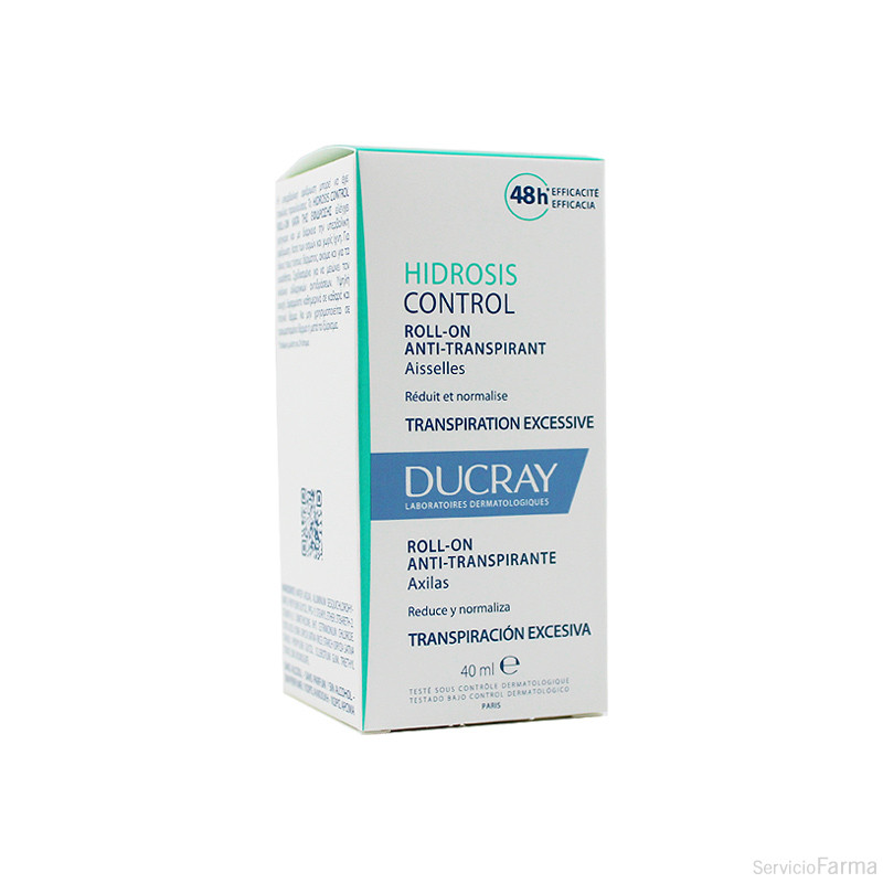 Ducray Hidrosis Control Roll-on Antitranspirante