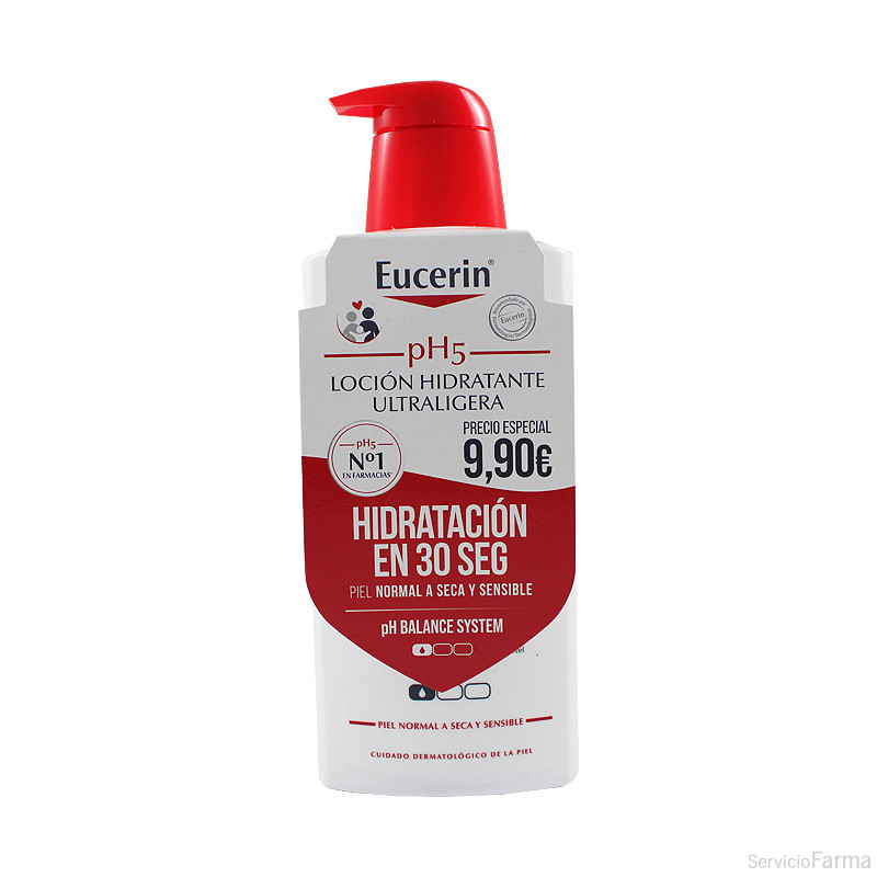 Eucerin Loción Hidratante Ultraligera pH5 400 ml