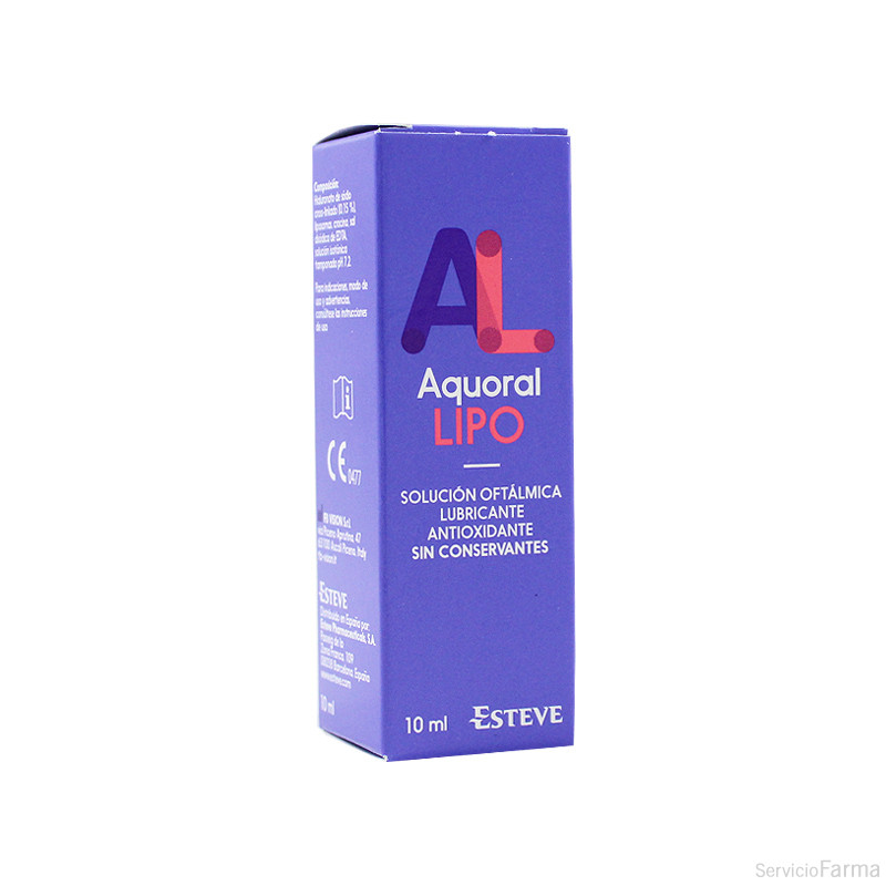 Aquoral Lipo Solución oftálmica Lubricante Sin conservantes 10 ml