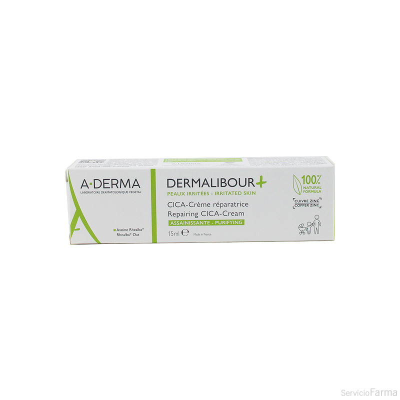 Aderma Dermalibour+ Cica Crema Reparadora 15 ml