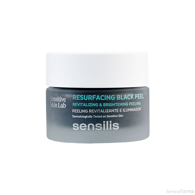 Sensilis Peeling Resurfacing Black Peel Carbón vegetal 50 g