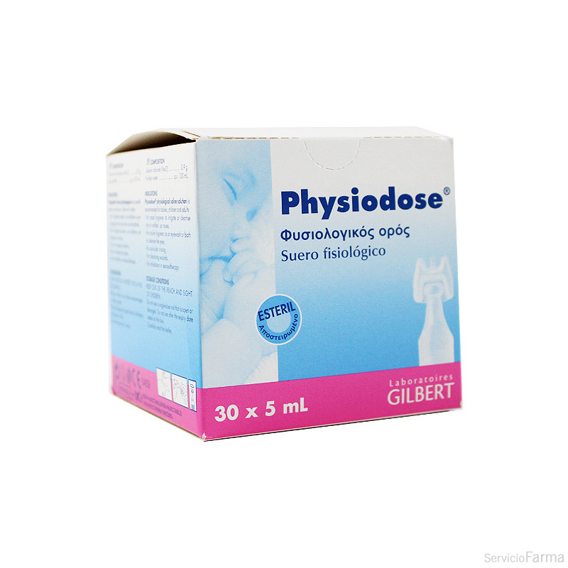 Suero fisiológico Physiodose 30 monodosis