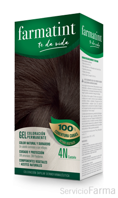 Farmatint 4N Castaño Gel (150 ml) 