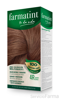 Farmatint 4R Castaño Cobrizo Gel (150 ml)