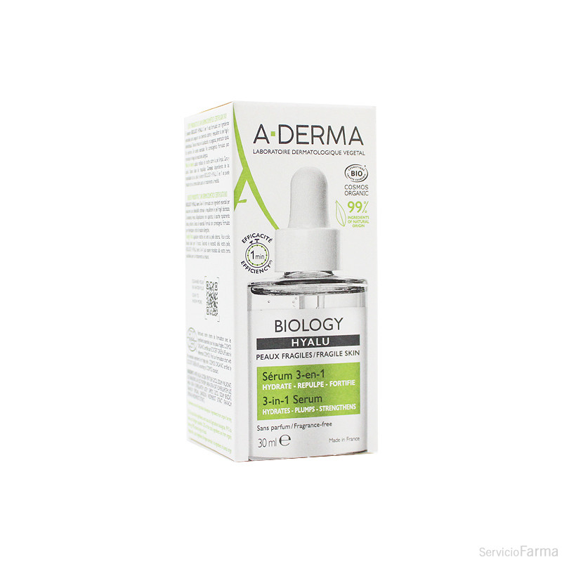 ADERMA Biology Hyalu Sérum 3 en 1 30ml