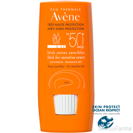 Avene Stick Zonas Sensibles SPF 50+ 8 g