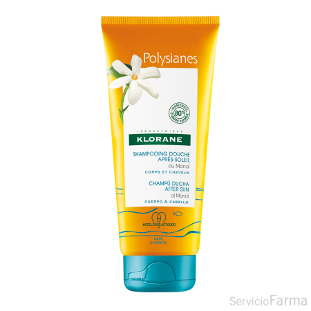 Klorane Polysianes Champú Ducha After Sun 200 ml