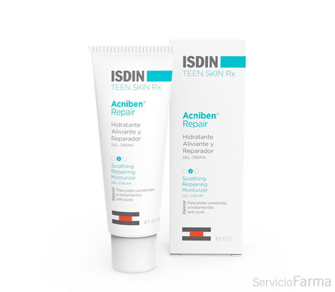 Isdin Acniben Repair Gel-crema Hidratante aliviante 40 ml 