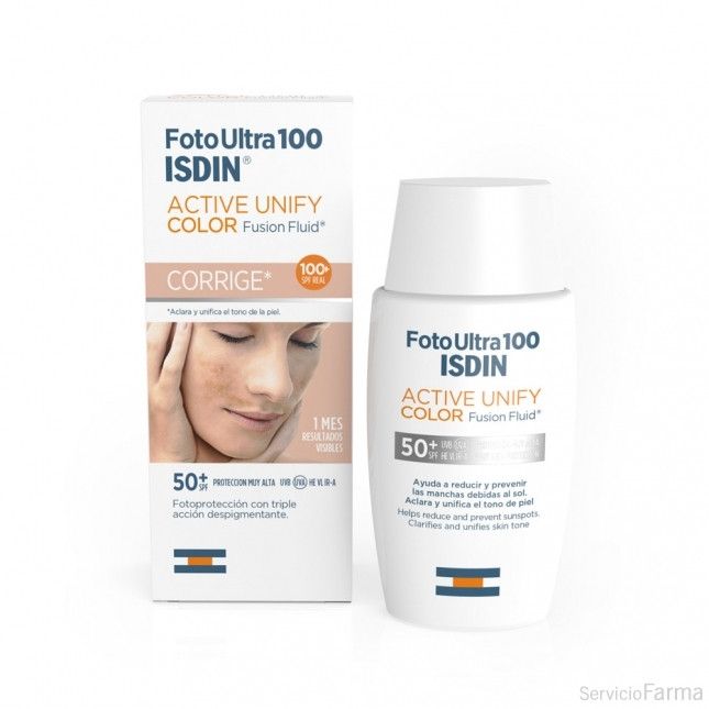 Isdin Foto Ultra 100 Active Unify Color Fusion Fluid SPF50+