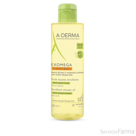 Aderma Exomega Control Aceite Limpiador emoliente 500 ml