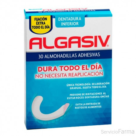 Algasiv Inferior 30 almohadillas adhesivas