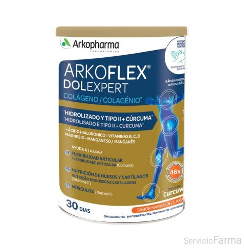 Arkoflex Dolexpert Colágeno Sabor naranja 390 g Arkopharma