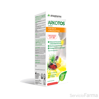 Arkotos Jarabe Tos seca y productiva Sabor Frutos rojos 140 ml