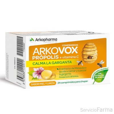 Arkovox Própolis + Vitamina C Sabor Miel y limón