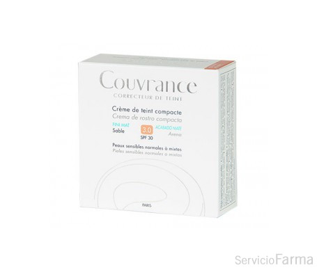 Avene Couvrance Crema Compacta Acabado Mate