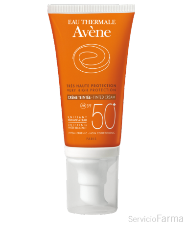 Avene Crema coloreada SPF50+ + REGALO Máscara de pestañas