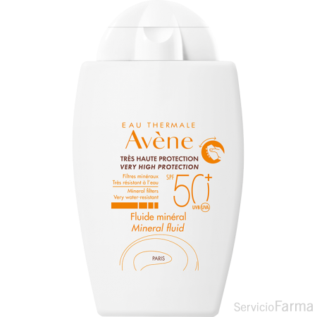 Avene Fluido Mineral SPF50+ Pieles intolerantes 40 ml