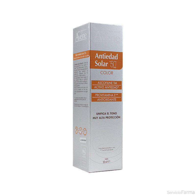 Avene Solar Antiedad con COLOR SPF50+ 50 ml