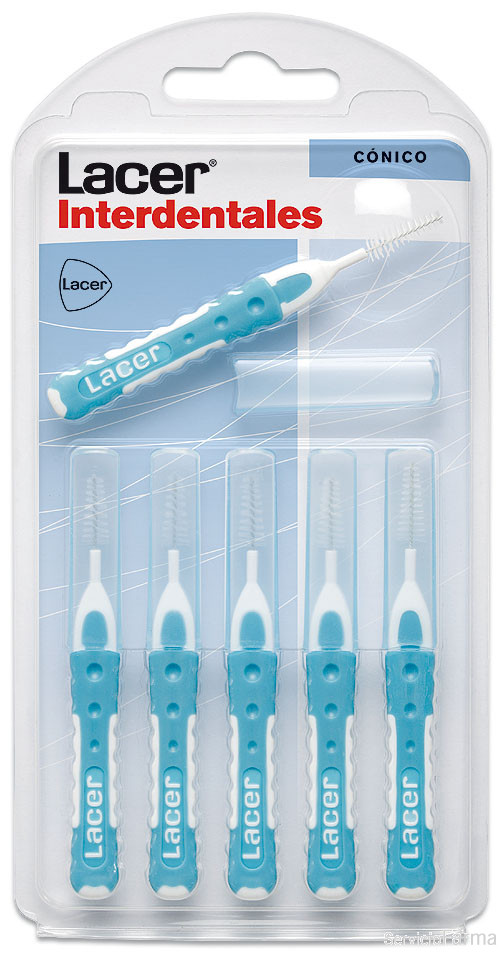 Lacer Cepillo Interdental Cónico Recto 0,8 6 unidades