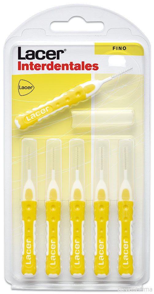 Lacer Cepillo Interdental Fino Recto 0,7 6 unidades