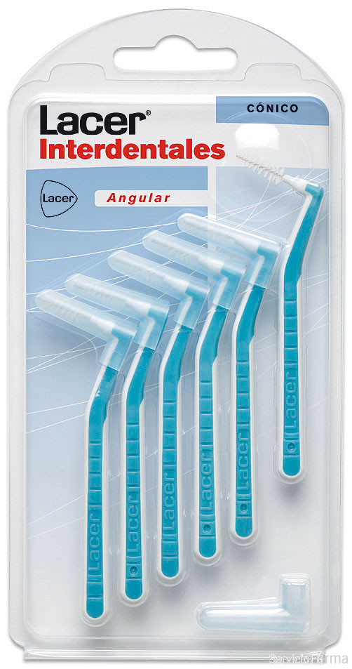 Lacer Cepillo Interdental Cónico Angular 0,8 6 unidades