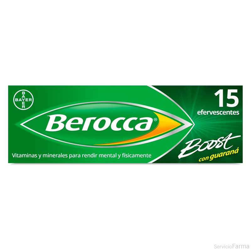 Berocca Boost 15 Comprimidos Efervescentes