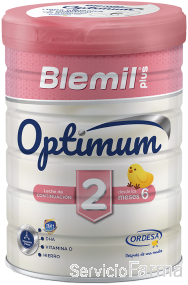 Blemil plus Optimum 2 Leche de continuación Sin aceite de palma 800 g