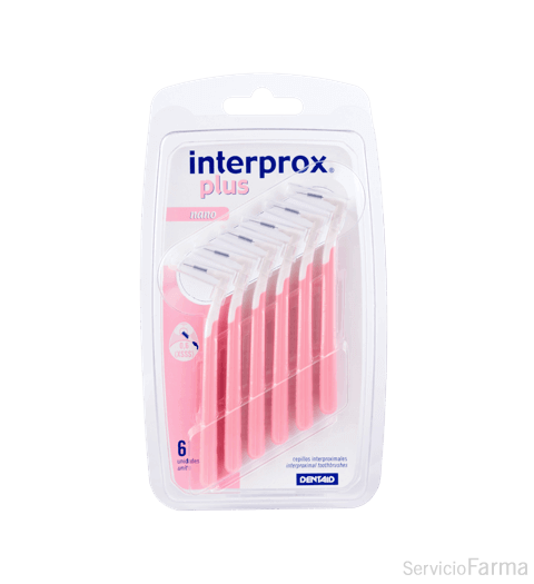 Interprox Plus Nano Cepillo interdental 0,6 6 unidades