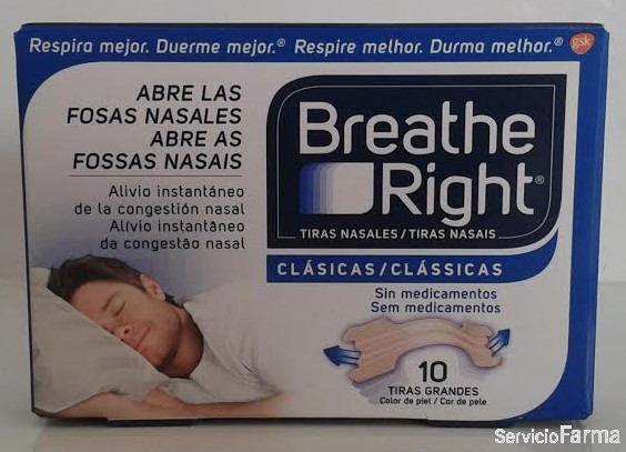 Breath Right Clásicas 10 uds