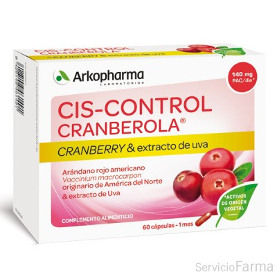 Ciscontrol Cranberola 120 cápsulas Arkopharma 