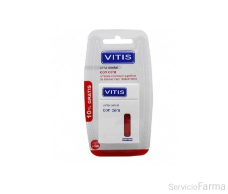 Vitis Cinta dental con cera 50 m