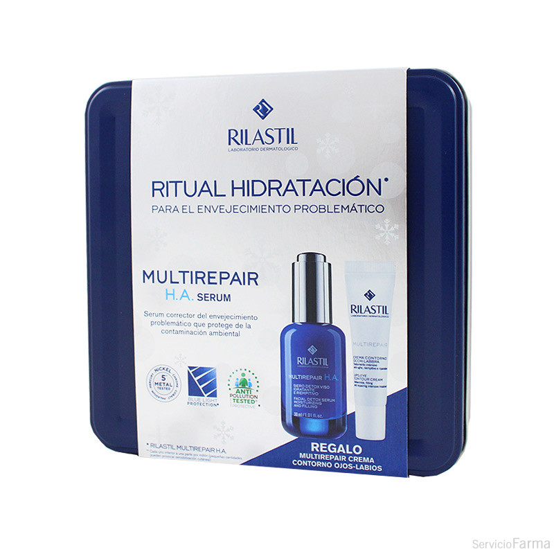 COFRE Rilastil Multirepair H.A. Serum Detox Rellenador + REGALO