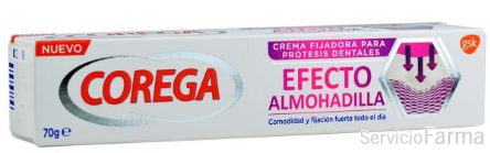 Corega Efecto Almohadilla Crema Fijadora 