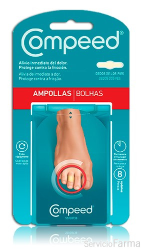 Compeed Ampollas Dedos los Pies 8 Ud