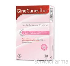 Ginecanesflor Probiótico 10 Cápsulas Vaginales