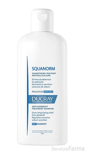 Ducray Squanorm Champú Caspa Grasa 200 ml