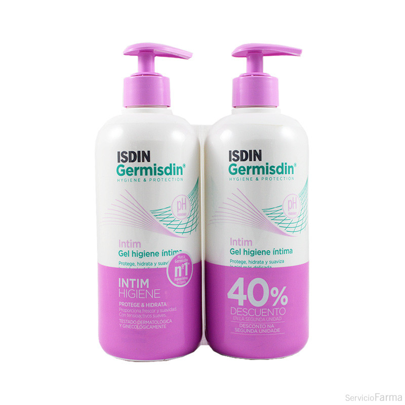 Duplo Germisdin Intim Higiene íntima 2 x 500 ml Isdin