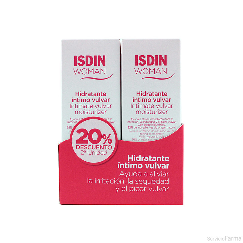 Duplo Woman Isdin Hidratante vulvar 2 x 30 ml 