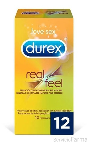 Durex Real Feel 12 preservativos