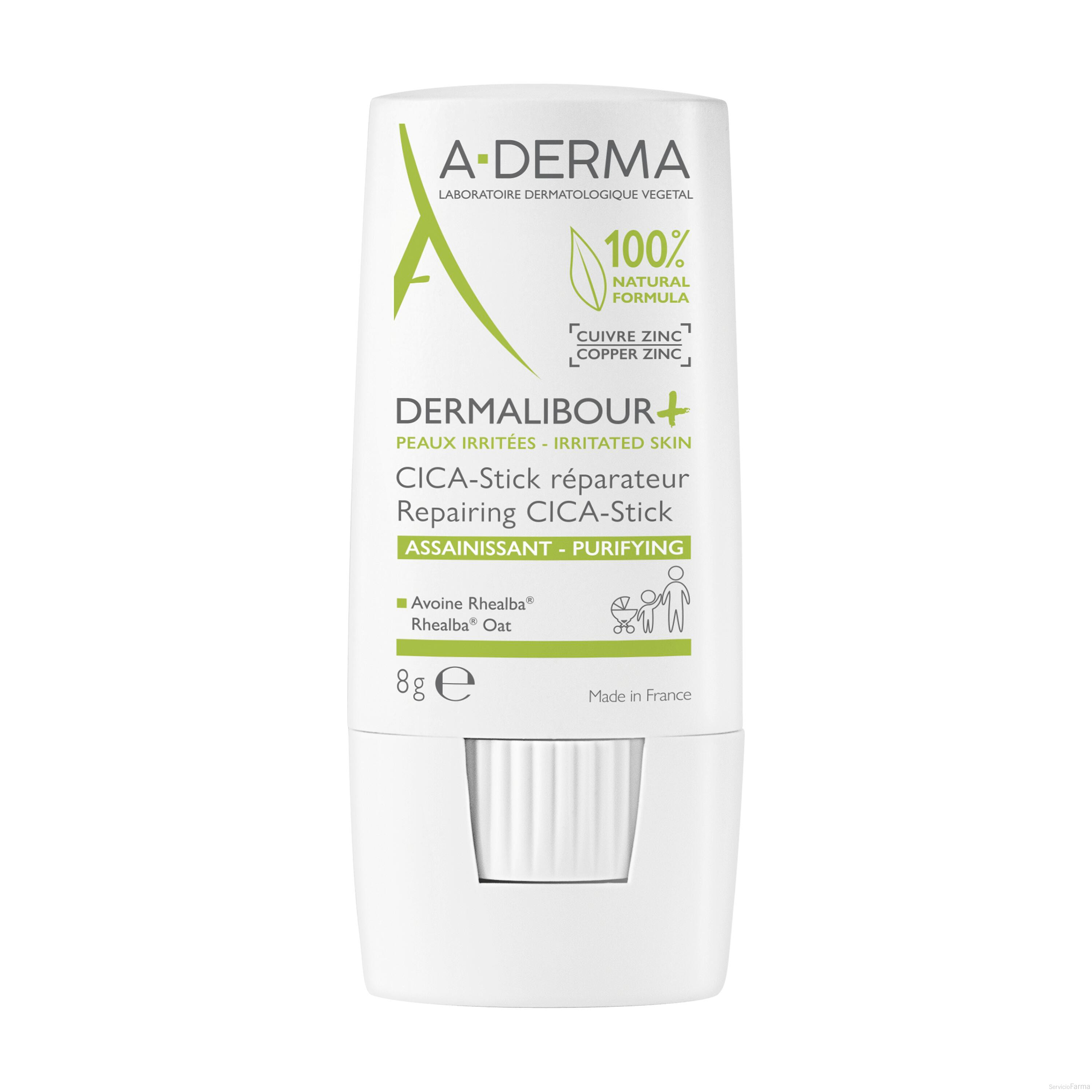 Aderma Dermalibour+ CICA Stick reparador purificante 8 g