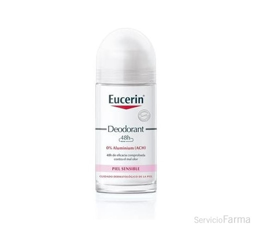 Eucerin Desodorante 0% Aluminio Roll-On 50 ml