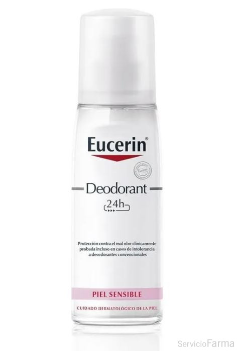 Eucerin Desodorante Piel sensible Spray 24h 75 ml